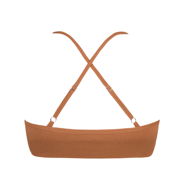 Womens Brown Bralette - Elli