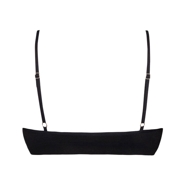 Womens Black Bralette - Elli