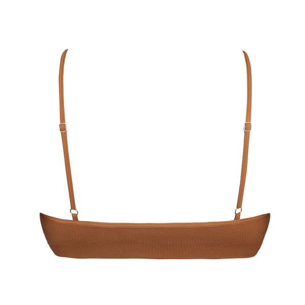 Womens Brown Bralette - Elli