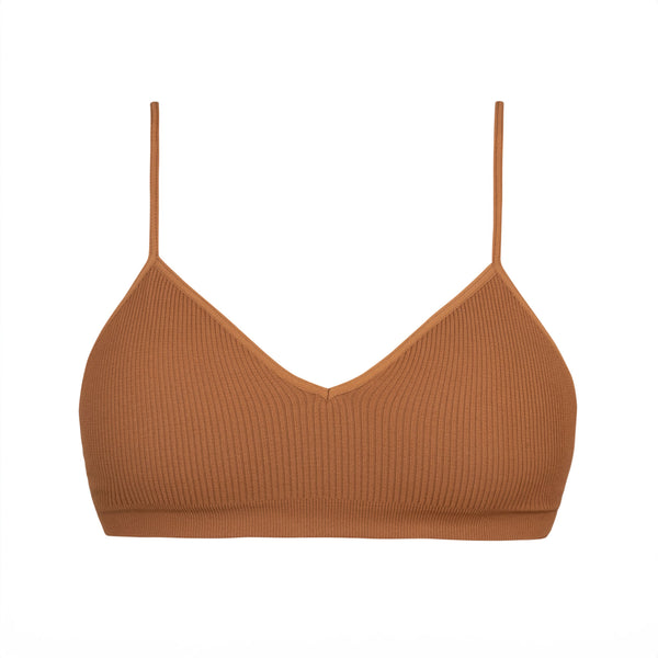 Womens Brown Bralette - Elli