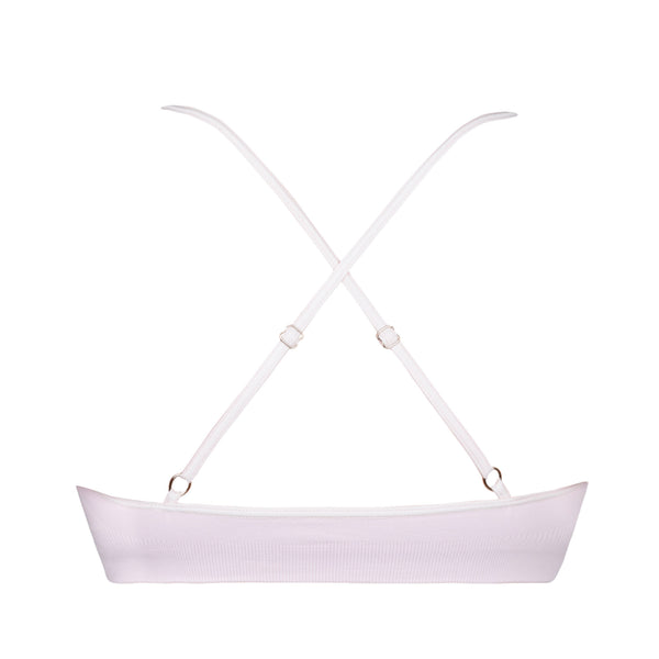 Womens Pink Racerback Bralette - Elli