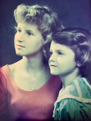 image of owner and her sister as little girls