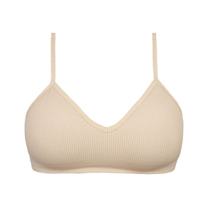 Nude Elli Bralette non-padded wireless bra that hides nipples without bulk handmade in USA