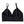 back view large jetty black color nipple concealing bralette