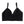 front view large jetty black color nipple concealing bralette