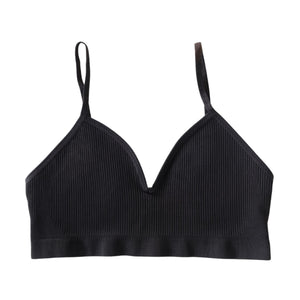 jetty color - size medium - front view - nipple concealing bralette