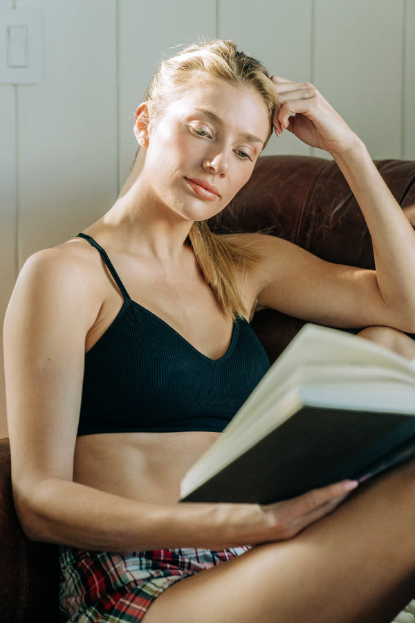 Womens Black Bralette