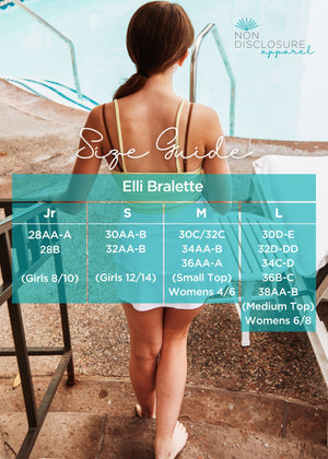 Non Disclosure Apparel Girls Bralette Size Chart