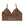 praline color - size large - back view - nipple concealing bralette