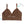 praline color - size large - front view - nipple concealing bralette