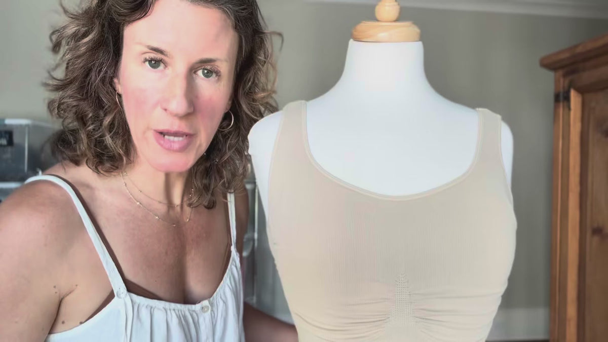 How to mark your bra or swimsuit for concealing petal installation: place a small round sticker on the inside lining where your nipple touches